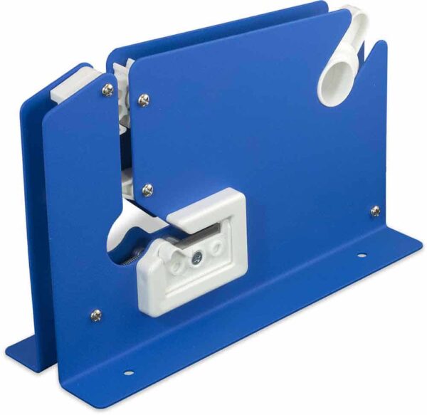 Maquina cierra bolsas metálica azul